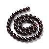Natural Garnet Round Beads Strands LS-G-A025-02-3