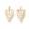 Brass Micro Pave Cubic Zirconia Pendants ZIRC-L091-067G-1