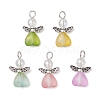 Transparent Acrylic Pendants PALLOY-JF04251-1
