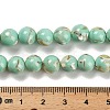 Assembled Synthetic Stone and Trochus Shell Beads Strands G-B128-08C-02-4
