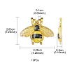 Transparent Acrylic Pendants TACR-YW0001-75-2