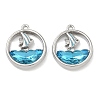 Alloy Glass Pendants FIND-B061-05P-B02-1