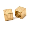 304 Stainless Steel European Beads STAS-D382-02U-G-1