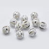 Sterling Silver Spacer Beads X-STER-K171-46S-8mm-1