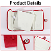 Double Door Velvet Jewelry Pendant/Necklace Gift Storage Boxes CON-WH0086-157-4