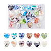 Cheriswelry 24Pcs 12 Colors Handmade Lampwork Beads LAMP-CW0001-03-9