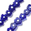 Handmade Millefiori Lampwork Beads Strands LAMP-F035-09M-1