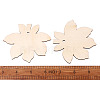 Undyed Wooden Big Pendant X-WOOD-TA0002-19-7