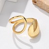 Brass Cuff Rings RJEW-C120-06G-2