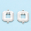 925 Sterling Silver Connector Charms STER-T006-01-2