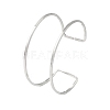 Non-Tarnish 304 Stainless Steel Hollow Open Cuff Bangles for Women LS-BJEW-S155-04P-7