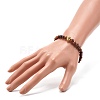 Oil Diffuser Yoga Beads Stretch Bracelet for Girl Women BJEW-JB06897-4