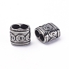 304 Stainless Steel Slide Charms/Slider Beads STAS-G220-14AS-1