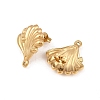 Ion Plating(IP) 304 Stainless Steel Stud Earring Findings LS-STAS-Z175-02G-01-2