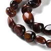 Dyed Natural Red Tiger Eye Beads Strands G-P497-01C-46-4