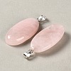 Natural Rose Quartz Pendants GG-CBACB71-01P-18-2
