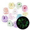 Luminous Opaque Acrylic European Beads OACR-N160-58-1