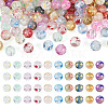  300Pcs 10 Style Baking Painted Transparent & Crackle Glass Beads DGLA-TA0001-03-8