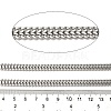 304 Stainless Steel Curb Chains CHS-C013-01E-P-2