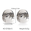 304 Stainless Steel Stud Earrings WGFD6CE-02-1
