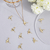 12Pcs Manta Ray Brass Pendants KK-BBC0019-77-3