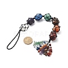 7 Chakra Gemstone Hanging Decorations HJEW-JM00805-01-3