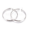 304 Stainless Steel Hoop Earrings EJEW-L226-019C-P-2