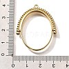 Alloy Open Back Bezel Pendants PALLOY-I223-11LG-3