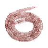 Natural Strawberry Quartz Beads Strands G-H042-A11-02-3