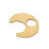 304 Stainless Steel Pendants STAS-Q354-03G-2