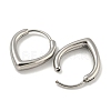 316 Surgical Stainless Steel Hoop Earrings EJEW-D096-18F-AS-2