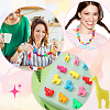 300G 2 Styles Plastic Beads FIND-SP0002-62-6