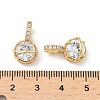 Brass Micro Pave Cubic Zirconia Pendants KK-Z139-04G-03-3
