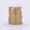 Soldered Brass Paperclip Chains CHC-G005-03G-10