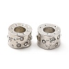 Rack Plating Alloy Crystal Rhinestone European Beads PALLOY-P289-42P-2