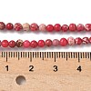 Dyed Natural Regalite/Imperial Jasper/Sea Sediment Jasper Beads Strands G-B124-C05-3