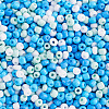 Opaque Glass Round Seed Beads GLAA-TAC0025-07B-05-3