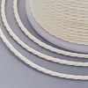 Round Waxed Polyester Cord X-YC-G006-01-1.0mm-16-2