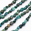 Nuggets Natural Chrysocolla Beads Strands G-N0164-10-1
