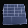 Transparent Plastic Bead Containers CON-YW0001-49C-1