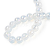 Electroplate Transparent Glass Beads Strands LS-GLAA-T032-T6mm-AB14-4