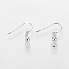 Grade A Silver Color Plated Iron Earring Hooks X-EC135-S-NF-3