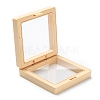 Square Transparent PE Thin Film Suspension Jewelry Display Box CON-D009-01B-01-3