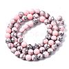 Dyed Synthetic Turquoise Gemstone Bead Strands TURQ-R032-6mm-XSS04-3