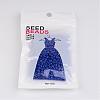6/0 Opaque Colours Round Glass Seed Beads X-SEED-A010-4mm-48-3
