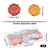 CRASPIRE 60Pcs 4 Colors Adhesive Wax Seal Stickers DIY-CP0006-11C-2