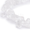 Natural Quartz Crystal Chips Beaded Jewelry Set SJEW-JS01232-05-7