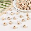 Olycraft Natural Wooden European Beads WOOD-OC0001-42B-6