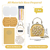 DIY Ethnic Style Flower Pattern Embroidery Crossbody Bags Kits DIY-WH0292-87B-2