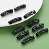 Opaque Spray Painted Acrylic Beads LS-MACR-S372-002F-B01-6